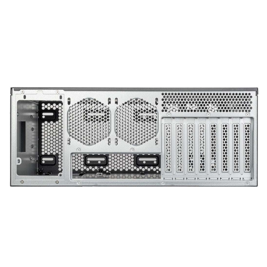 SilverStone RM4A sett bakfra