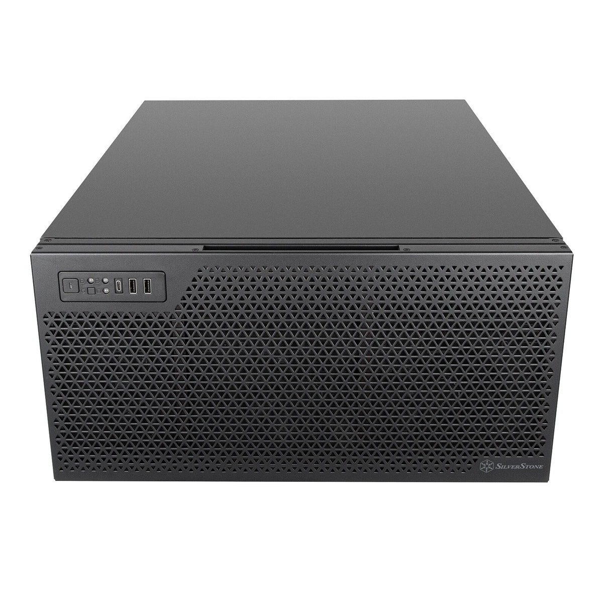 SilverStone RM52 front og I/O